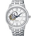 Seiko Seiko Presage SSA365J1  SSA365J1 механические мужские часы  серебристый циферблат, браслет  — вид спереди